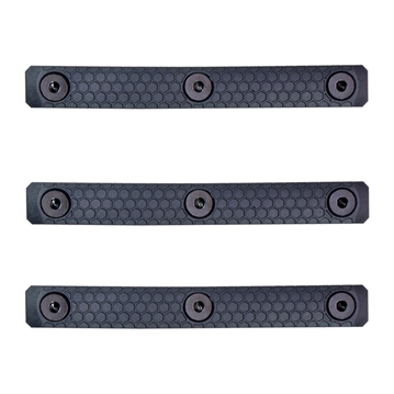 Picture of Slate Black Industries SLATE GRIP M-LOK PANELS 3-SLOT SLATE GREY 3-PACK SG-3-GRY