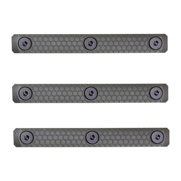 Picture of Slate Black Industries SLATE GRIP M-LOK PANELS 3-SLOT OD GREEN 3-PACK SG-3-ODG