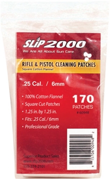Picture of SLIP 2000 CLEANING PATCHES 1.25" SQUARE 25CAL/6MM 170-BAG 60948