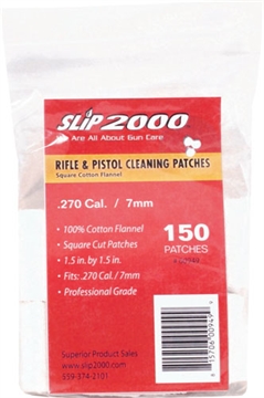 Picture of SLIP 2000 CLEANING PATCHES 1.5" SQUARE .270/7MM 150-PACK 60949