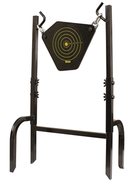 Picture of SME Gong Heavy Duty 9.50" Handgun/Rifle Black 10MM NM500 Steel Bullseye Includes Black 95GNG
