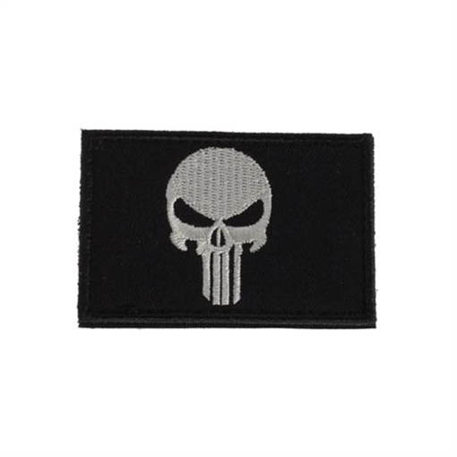 Picture of SME Punisher Patch with Adhesive - Black SME-FLGPUNB