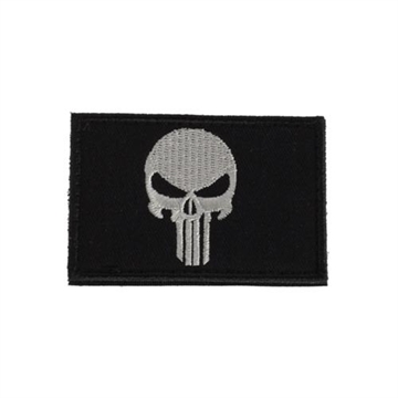 Picture of SME Punisher Patch with Adhesive - Black SME-FLGPUNB