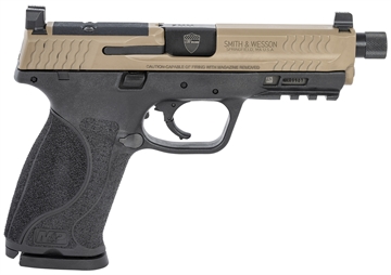 Picture of Smith & Wesson M&P M2.0 OR Spec Series Kit 9mm Luger 4.60" 17+1 Black Polymer Frame Flat Dark Earth Stainless Steel Slide Black Interchangeable Backstrap Grip 13450