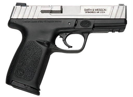 Picture of Smith & Wesson SD9 VE Magnet Bundle Compact 9mm Luger 16+1, 4" Stainless Steel Barrel & Serrated Slide, Black Polymer Frame w/Picatinny Rail, No Safety, Lockdown Gun Concealment Magnet 13662