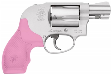 Picture of Smith & Wesson 638 Airweight38 Special 1.88" 5 Round Stainless Steel Pink Synthetic Grip 150468