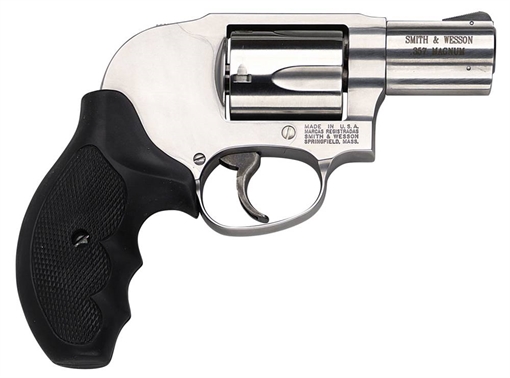 Picture of Smith & Wesson 163210 649 Shrouded Hammer 357 Mag 5 Round 2.13" Stainless Steel Black Polymer 022188632101 -
