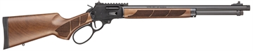 Picture of Smith & Wesson 1854, Lever Action Rifle, .357 Magnum, 19.25" Barrel, Threaded 5/8x24, Armornite Finish, Black, Walnut Stock, XS Ghost Ring Rear Sight, Gold Bead Front Sight, Cross Bolt Safety, 10 Rounds 13810 13810-SW