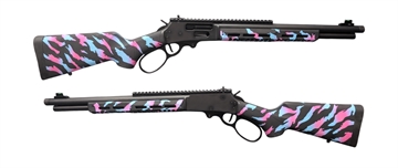 Picture of SMITH & WESSON 1854 STEALTH HUNTER MIAMI TIGER 44MAG LEVER ACTION 16.3" 8+1RD 14193-MTIGER