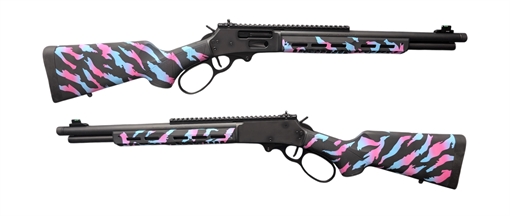 Picture of SMITH & WESSON 1854 STEALTH HUNTER MIAMI TIGER STRIPE 30/30 WIN 16.5" 5+1RD 14454-MTIGER