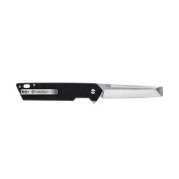 Picture of Smith & Wesson 24/7 Folding Cleaver Knife 3-1/4" Cleaver Blade Black Blister 1193141 661120655435