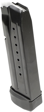Picture of Smith & Wesson Magazine, 9MM, 17 Rounds, Fits S&W Competitor, Steel, Black 3015717