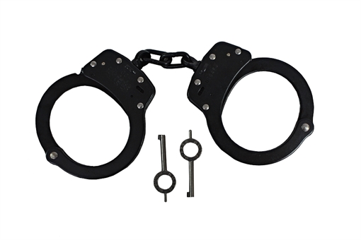 Picture of Smith & Wesson M100 Handcuffs - Hinged Blue Standard 350101 022188501018