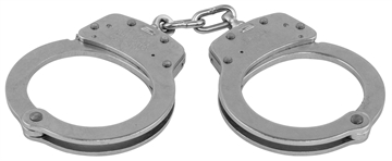 Picture of Smith & Wesson Model 100P Chain-Linked Push Pin Handcuffs 350135 022188501353