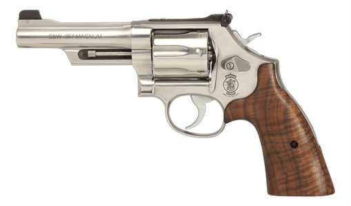 Picture of Smith and Wesson 686 MOUNTAIN GUN 357MAG 4" SS BEAR HUG GRIPS/GOLD BEAD/NO IL14040