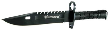Picture of SMITH & WESSON BAYONET SPECIAL OPS M-9 7.8" FIXED BLADE BLACK SW3B