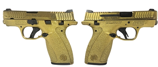 Picture of SMITH & WESSON BODYGUARD 2.0 GOLD MS 380ACP 2.75" 1-10RD 1-12RD TAYLOR CUSTOMS 13926-NUGGET