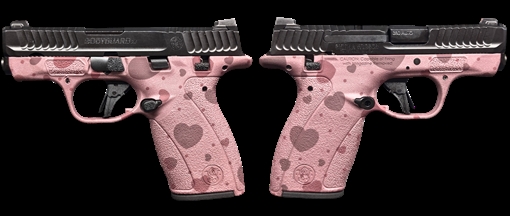 Picture of SMITH & WESSON BODYGUARD 2.0 MS BLUSH HEARTS 380ACP 2.75" 1-10RD 1-12RD 13926-HEARTS