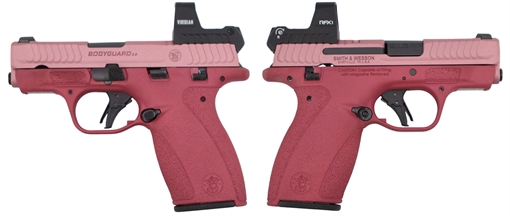 Picture of SMITH & WESSON BODYGUARD 2.0 M.S. W/ RFX1 OPTIC TWO TONE BLUSH 380ACP PISTOL 2.75" 1-10RD 1-12RD 14785-2TB