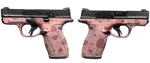 Picture of SMITH & WESSON BODYGUARD 2.0 NMS 380ACP 2.75" HEARTS 1-10RD 1-12RD 13927-HEARTS