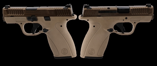 Picture of SMITH & WESSON BODYGUARD 2.0 NMS 380ACP 2.75" TWO TONE TAN 1-10RD 1-12RD 13927-2TT 756542288221