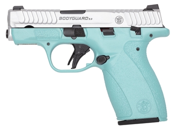 Picture of SMITH & WESSON M&P BODYGUARD 380ACP 2.0 ROBIN EGG BLUE SATIN 14436