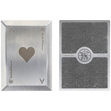 Picture of S&W BULLSEYE THROWING CARDS 4-PACK SS LASER ETCHED W/SHTH 1136222