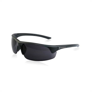 Picture of Smith & Wesson Corporal Shooting Glasses Half Frame Black with Smoke Lens 110162