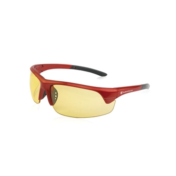 Picture of Smith & Wesson Corporal Shooting Glasses Half Frame Red with Amber Lens 110163