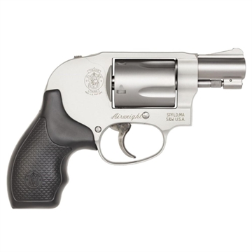 Picture of Smith & Wesson J-Frame Series Model 638 Handgun .38 S&W Special 5/rd 1.88" Barrel Silver with Black Grip DEMO 163070U
