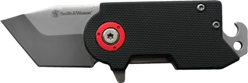 Picture of S&W KNIFE BENJI FOLDING BLADE 4.25" TOTAL LENGTH W/BTTL OPNR 1117230