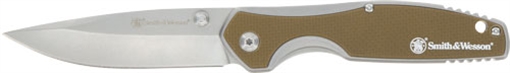 Picture of S&W KNIFE CLEFT 3.25" SPRING ASSIST G10 SCALES HANDLE 1117238