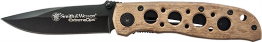 Picture of S&W KNIFE EXTREME OPS 3.2" BLADE BLACK/DESERT CAMO HANDLE CK105HDCP