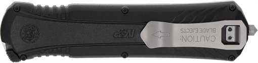 Picture of Smith & Wesson Knives M&P 3.50" OTF Dagger Plain Satin AUS-8A SS Blade 5.16" Black 1181878