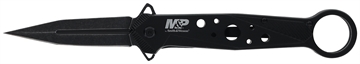 Picture of Smith & Wesson Knives M&P Folding Dagger Folding Dagger Plain Black 8Cr13MoV SS Blade 1193183
