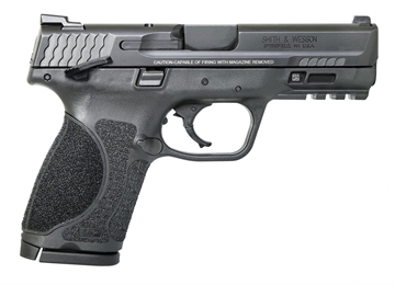 Picture of Smith & Wesson LE M&P 40 M2.0 Compact 40 Smith & Wesson (S&W) Double 4" TS 13+1 Black Interchangeable Backstrap Grip Black Polymer Frame Black Armornite Stainless Steel Slide 11678
