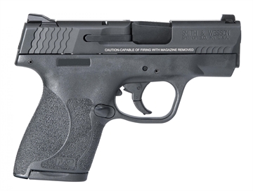 Picture of Smith & Wesson LE M&P 9 Shield M2.0 
9mm Luger Double 3.1" TNS 7+1/8+1 Black Polymer Grip Black Polymer Frame Black Armornite Stainless Steel Slide 11810
