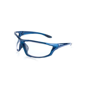Picture of Smith & Wesson Major Full Frame Shooting Glasses Blue with Clear Lens 110159