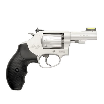Picture of Smith & Wesson Model 317 Kit Handgun .22 LR 8rd Capacity 3" Barrel Silver with Black Grip Hi-Viz Fixed Sights - DEMO 160221U