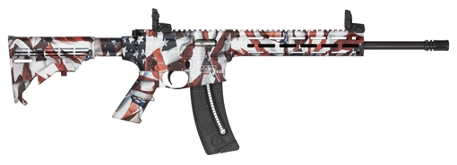 Picture of SMITH & WESSON M&P 15-22 SPORT FLAG EDITION RIFLE 22LR 16.5" MLOK 1-25RD MAG 14714