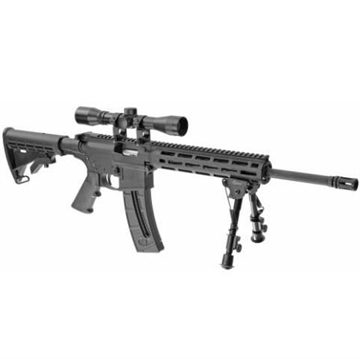 Picture of Smith & Wesson M&P 15-22 Sport Rifle .22LR 25rd Magazine 16.5" Barrel Black Optic Ready with 4X32MM Scope and Bipod USED 13065U