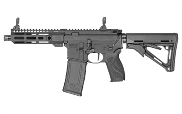 Picture of SMITH AND WESSON & WESSON M&P 15 AXE SBR 300 BLACKOUT 8IN BARREL 30RD M-LOK HGD MAGPUL CTR ADJ STK TB 13888 13888
