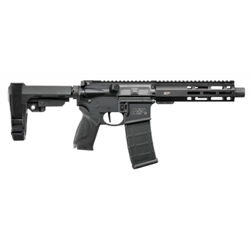 Picture of Smith & Wesson M&P 15 Handgun 5.56 NATO/.223 Rem 30rd Magazine 7.5" Barrel Black with Brace Optics Ready USED 13320U
