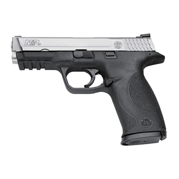 Picture of Smith & Wesson M&P 40 Full Size Handgun .40 S&W 15rd Magazine 4.25" Barrel Two Tone Black Silver MS NTS USED 151275U