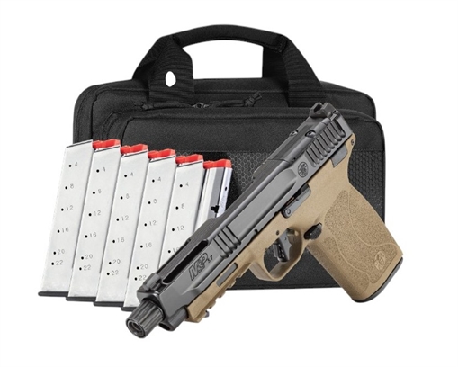 Picture of SMITH & WESSON MP 5.7 5 22R FDE TB BNDL 14751 022188905212