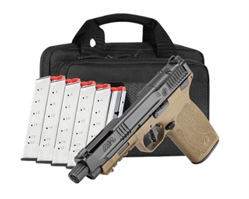 Picture of SMITH & WESSON MP 5.7 5 22R FDE TB BNDL 14751 022188905212