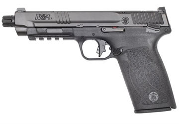 Picture of Smith & Wesson M&P 5.7, Semi-automatic, Single Action Only Internal Hammer Fired, Full Size, 5.7X28MM, 5" Barrel, Optics Ready, Thumb Safety, 3 Dot Sights, Matte Finish, Black, 10 Rounds, 2 Magazines 14093
