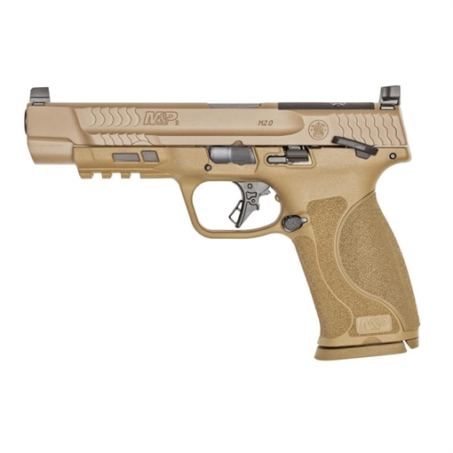 Picture of Smith & Wesson M&P 9 M2.0 Full Size Handgun 9mm Luger 17rd Magazine 5" Barrel FDE Optics Ready USED 13569U