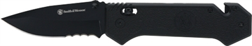 Picture of SMITH & WESSON M&P BORDER GUARD 3.5" PIVOT LOCK STRAP CUTTER BLACK 1237360 198700004937