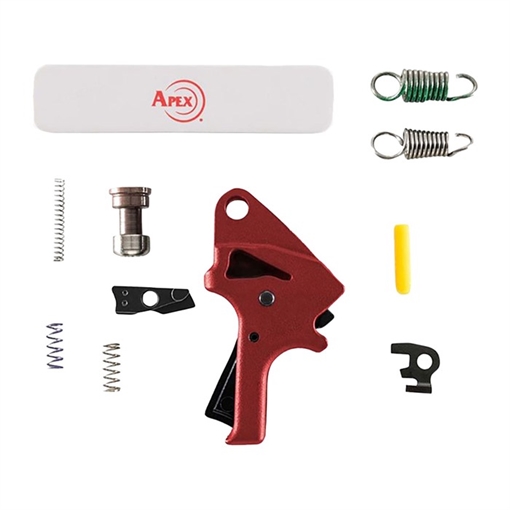 Picture of Apex Tactical Specialties Inc M&P 2.0 FLAT FACED FORWARD TRIGGER KIT POLYMER RED 100-P154-R